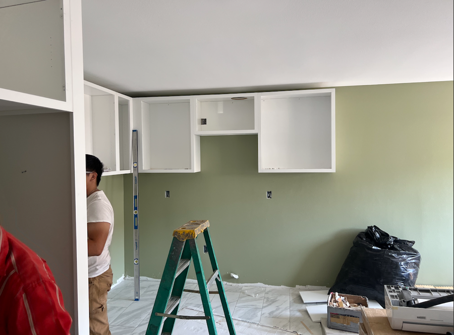 Interior Works Continue