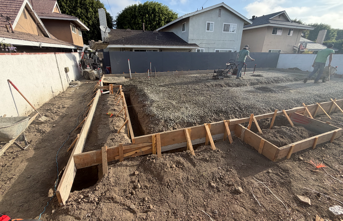 Ground Plumping Work In Progress
