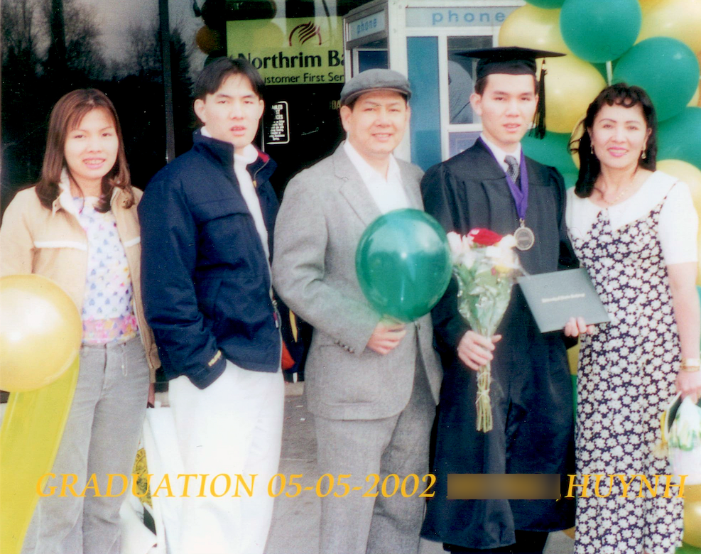 Graduation Photo with Family