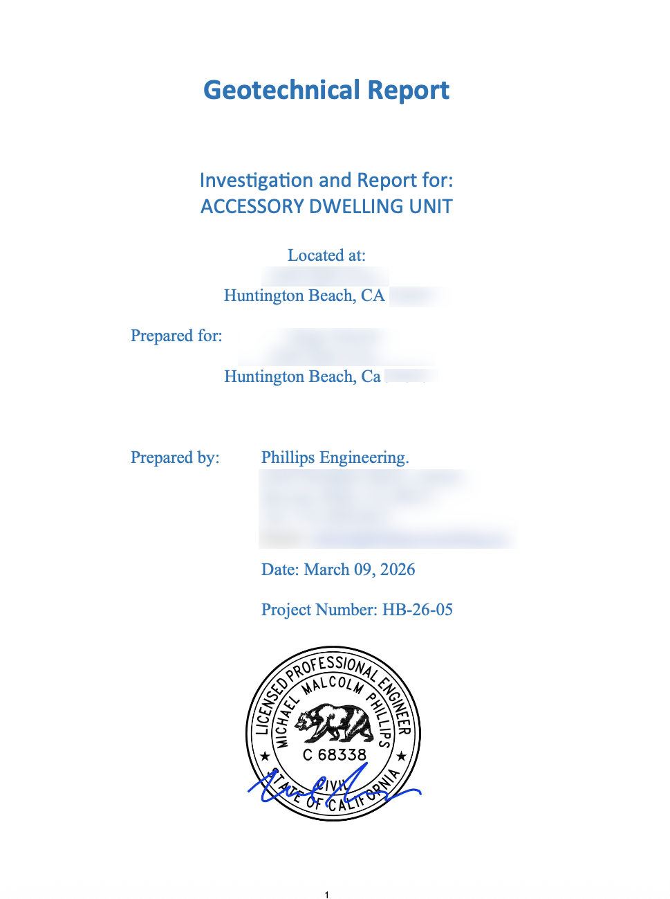 Soil Report
