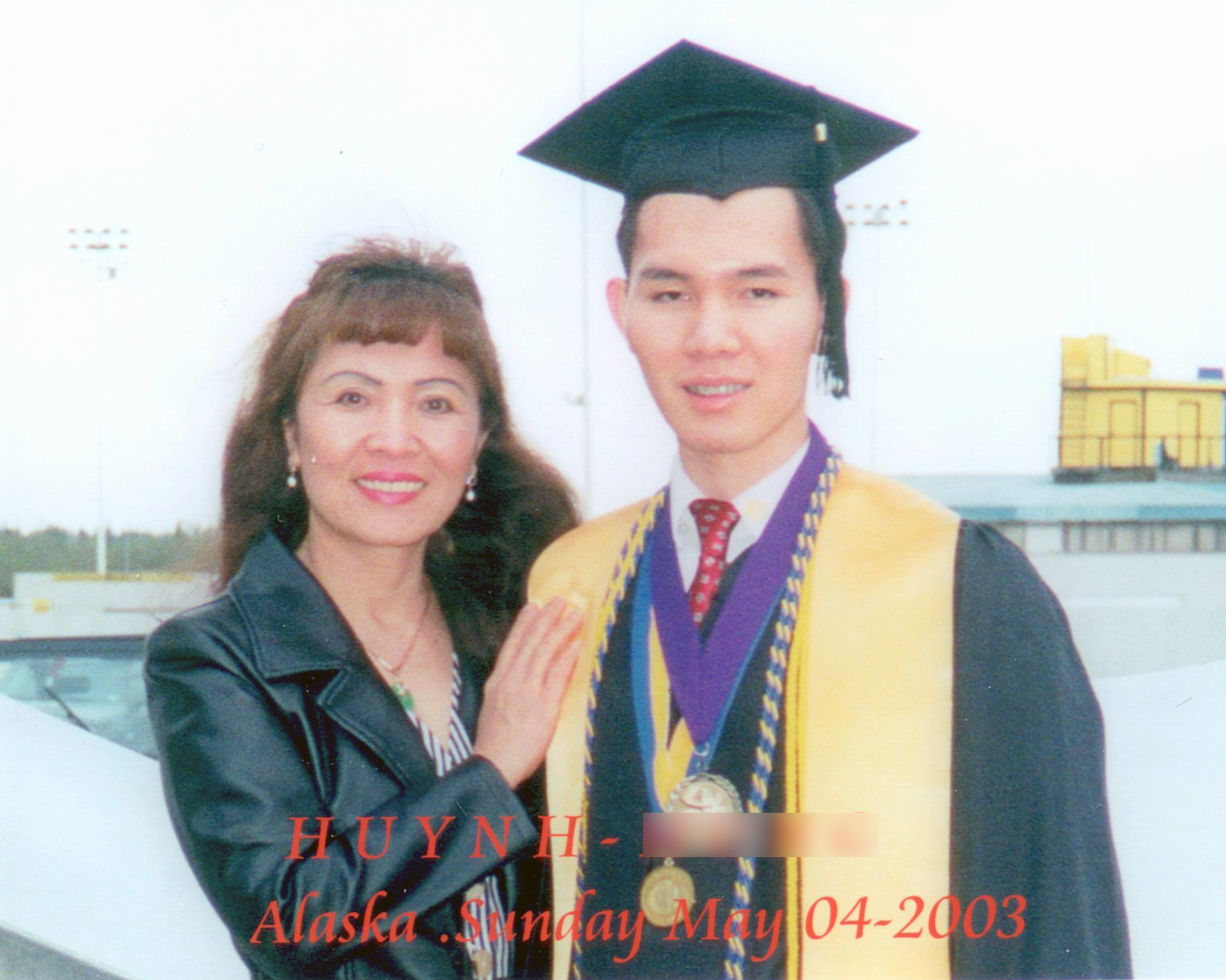 Graduation Photo with My Mom