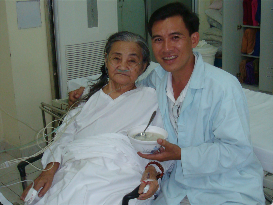 The maternal grandmother and Uncle Hải