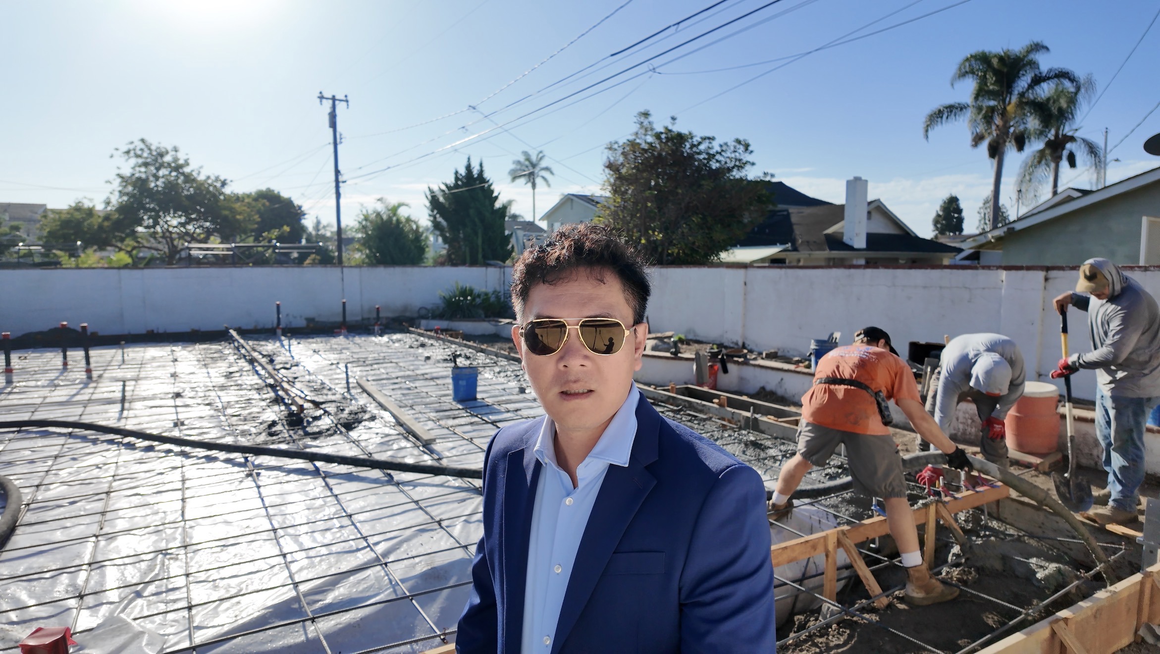 Inspecting Footing Concrete Work