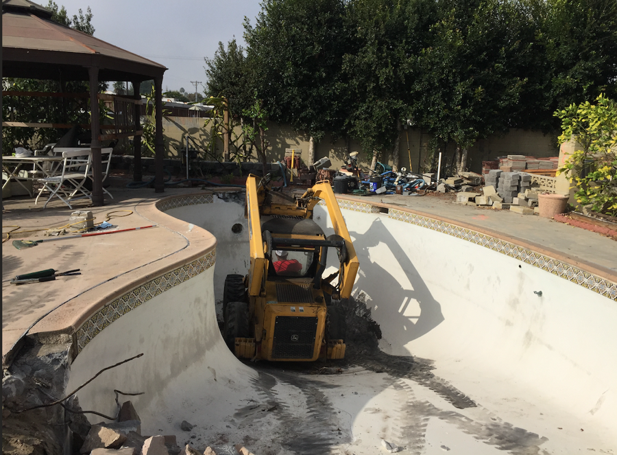 Pool Demolition Continue