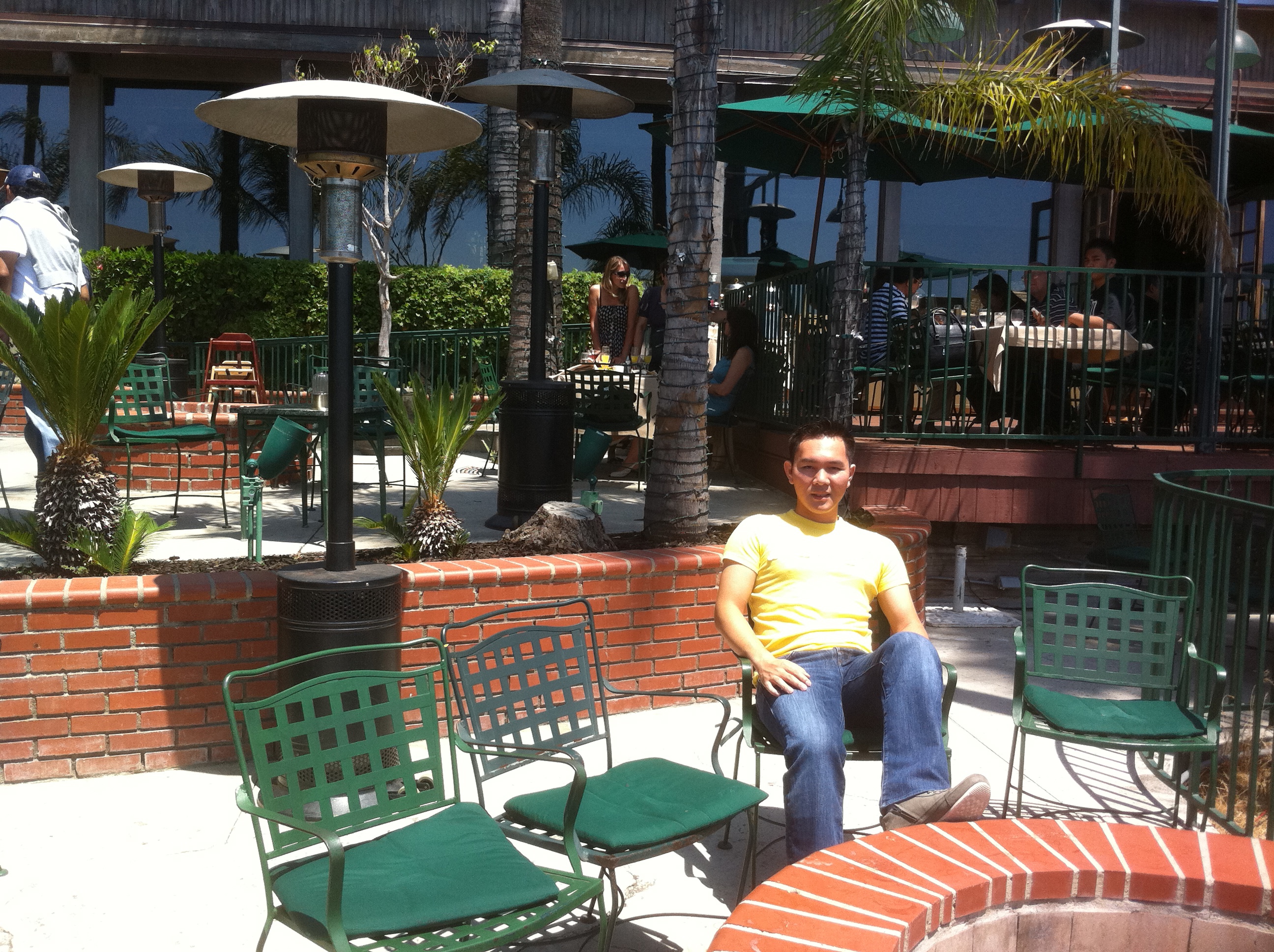 Posing For Picture Taken At A Restaurant In Hollywood California In 2016