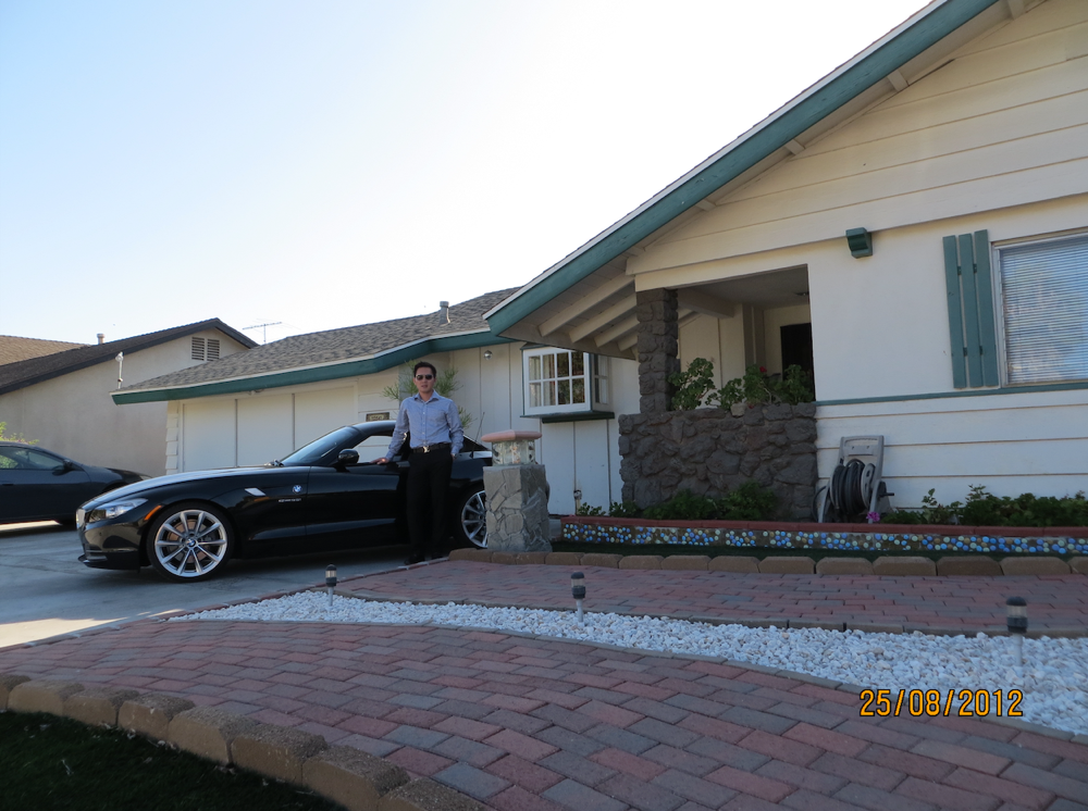 View of the garage